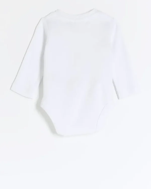 Baby boys White Bear Graphic Bodysuit