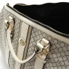 Beige RI monogram travel bag