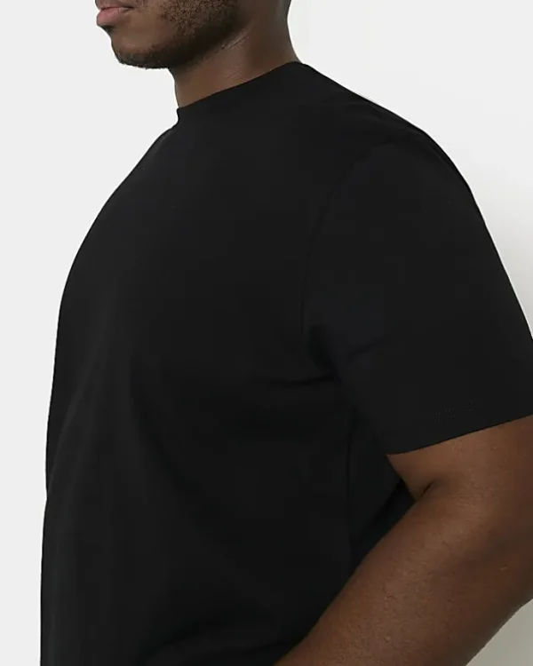 Big & Tall black slim fit t-shirt