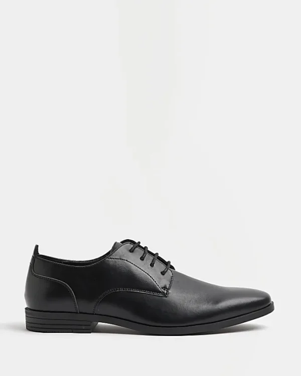 Black derby shoes