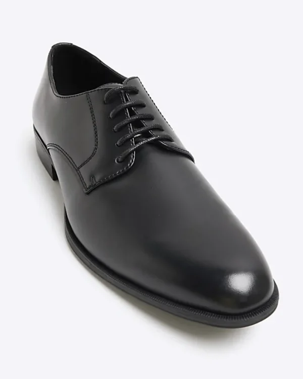 Black Formal Derby Shoes