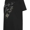 Black graphic maternity t-shirt