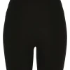 Black high waist cycling shorts