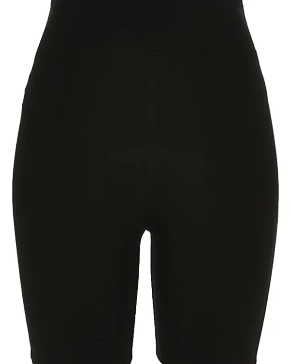 Black high waist cycling shorts