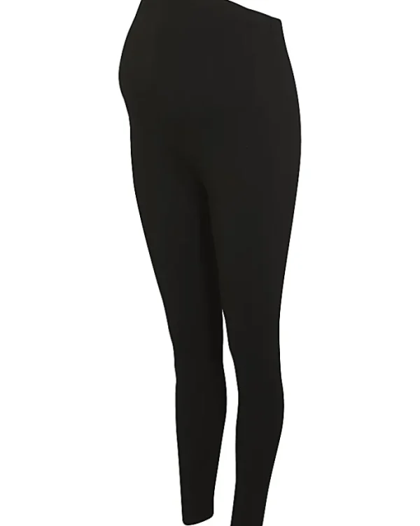 Black high waisted maternity leggings