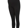 Black high waisted ponte maternity leggings