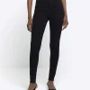 Black high waisted skinny jeans