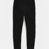 Black high waisted super skinny jeans