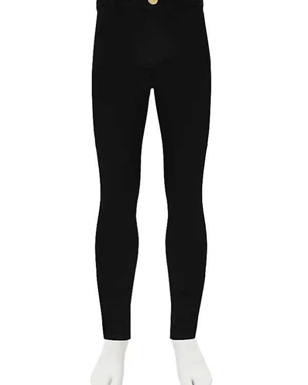 Black mid rise jeggings