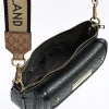 Black monogram pouchette bag