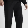 Black regular fit smart chino trousers