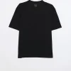 Black regular fit t-shirt