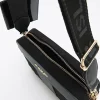 Black RI monogram boxy cross body bag