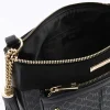 Black RI monogram messenger bag