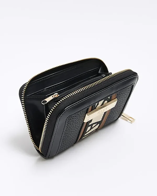 Black RI monogram purse