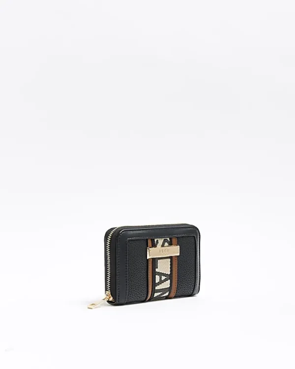 Black RI monogram purse