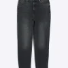 Black Sculpt Mom Jeans