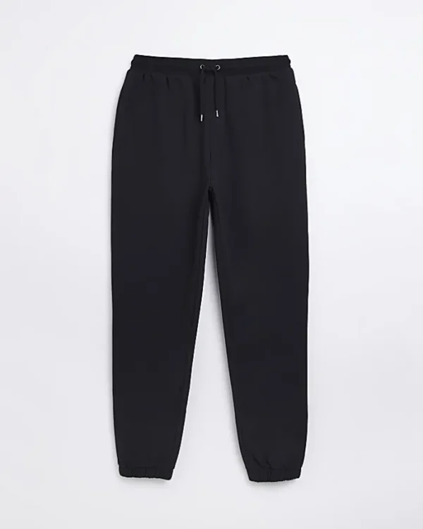 Black slim fit joggers