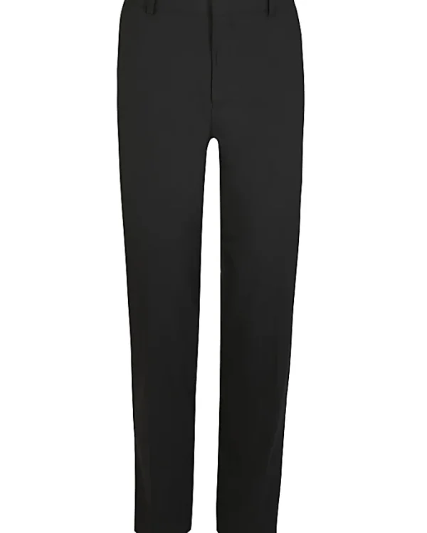 Black slim fit smart trousers