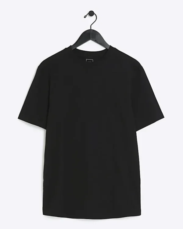 Black slim fit t-shirt