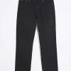 Black straight fit jeans