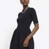 Black T-shirt Midi Dress