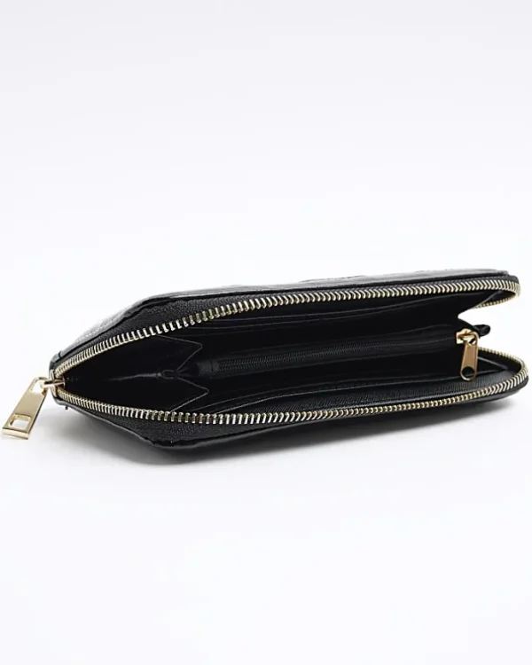 Black woven purse