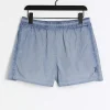 Blue elasticated swim shorts