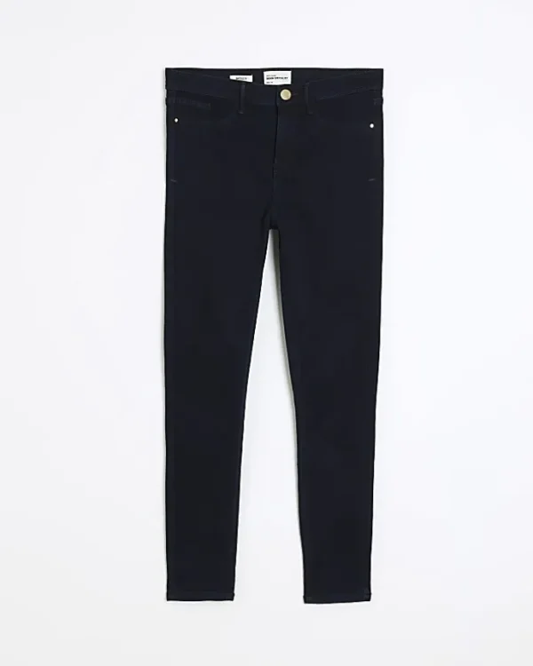 Blue molly high rise super skinny jeans