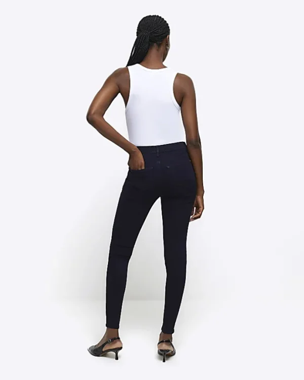 Blue molly high rise super skinny jeans