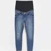 Blue Molly mid rise maternity skinny jeans