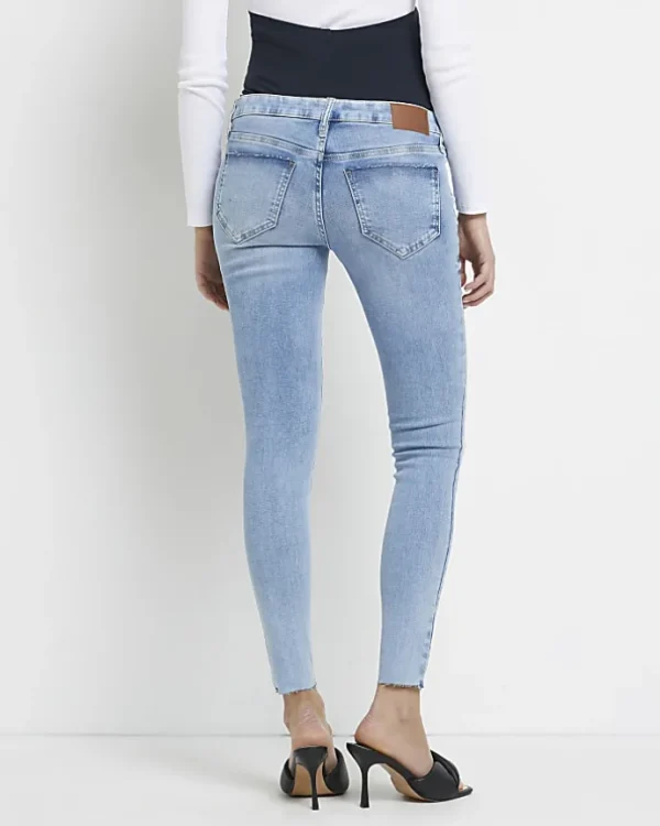 Blue Molly mid rise maternity skinny jeans