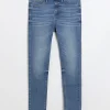 Blue molly mid rise super skinny fit jeans