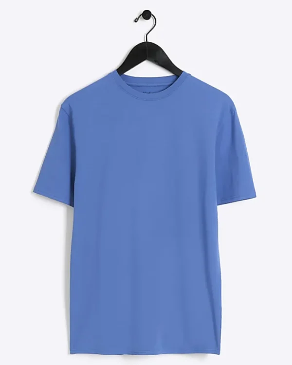 Blue Muscle Fit T-shirt