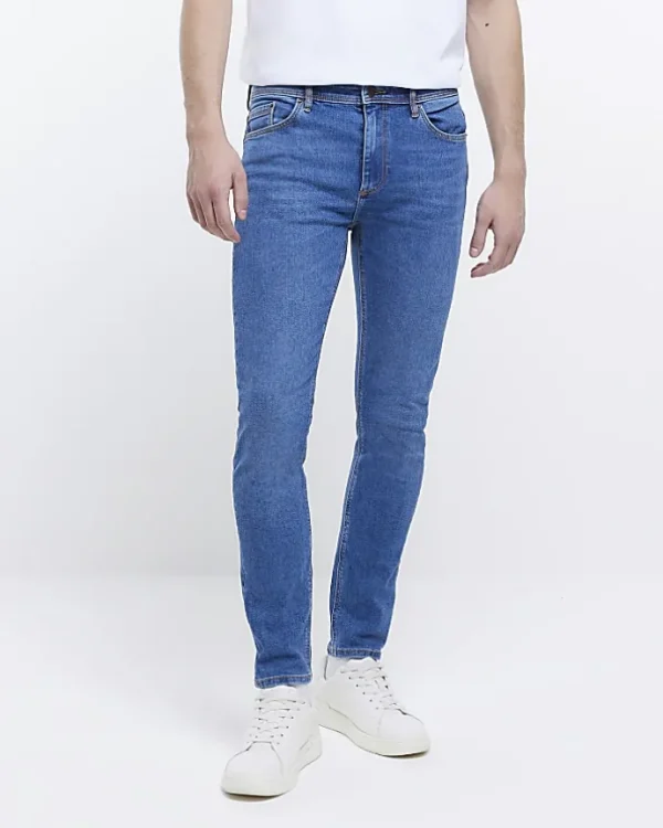 Blue skinny fit jeans