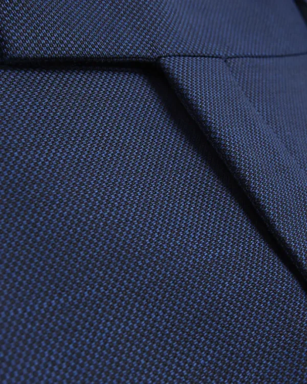 Blue skinny fit suit trousers