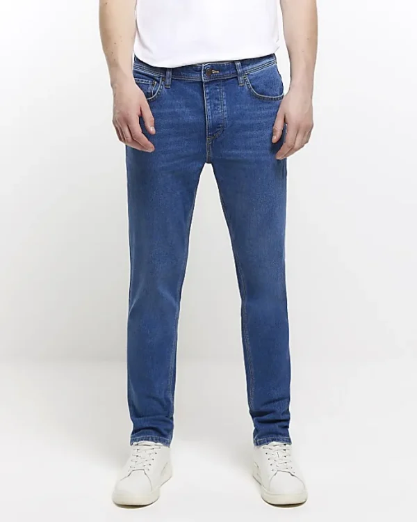 Blue slim fit jeans