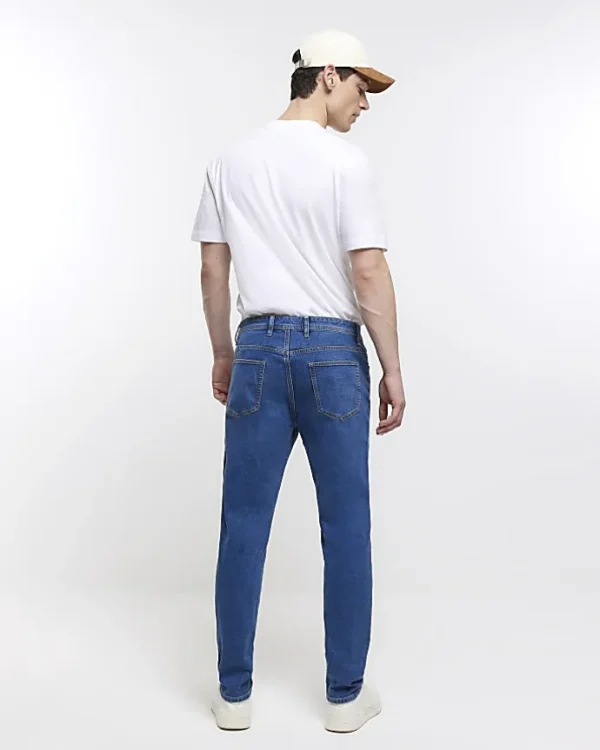 Blue slim fit jeans