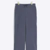 Blue wide leg joggers