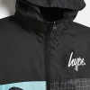 Boys black Hype camo hooded jacket