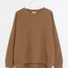 Brown oversized sweatshirt