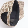 Brown RI monogram jacquard cap