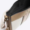 Cream webbing messenger cross body bag