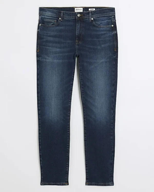 Dark blue skinny fit jeans