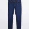 Dark blue skinny fit jeans