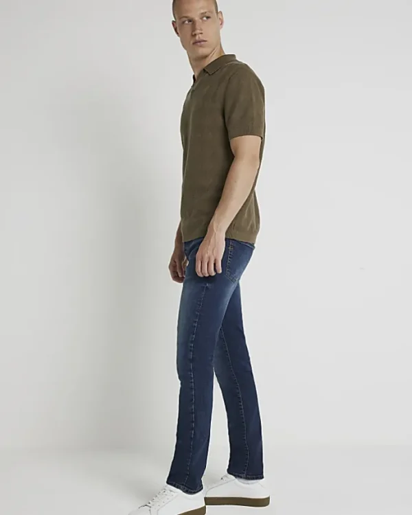 Dark blue skinny fit jeans