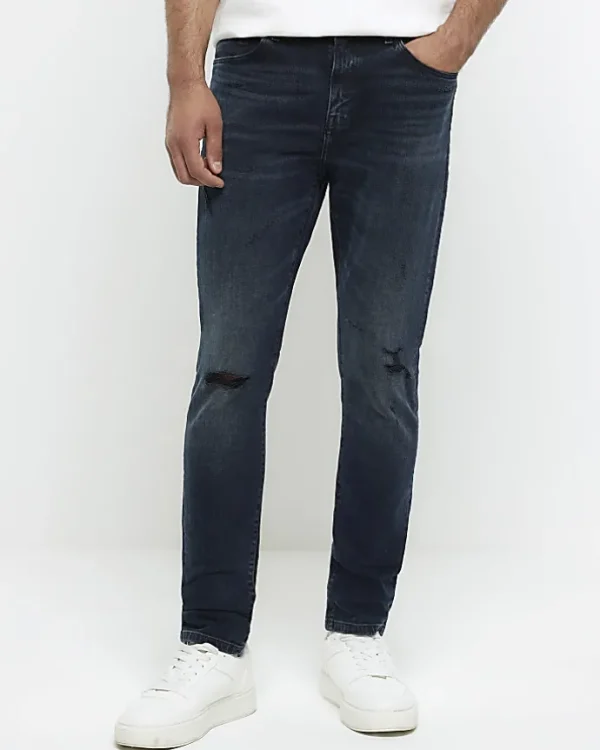 Dark blue skinny fit jeans