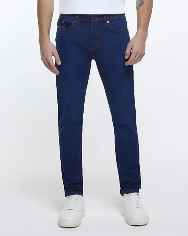 Dark blue skinny fit jeans