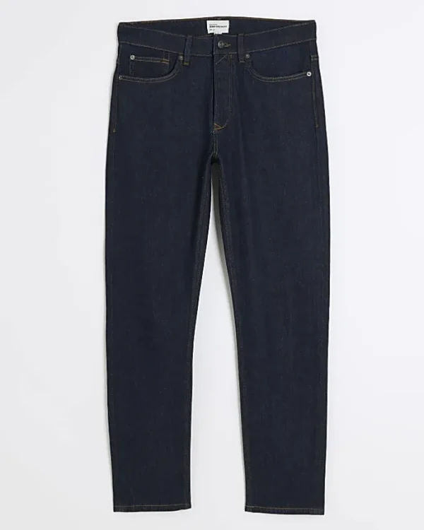 Dark blue slim fit jeans