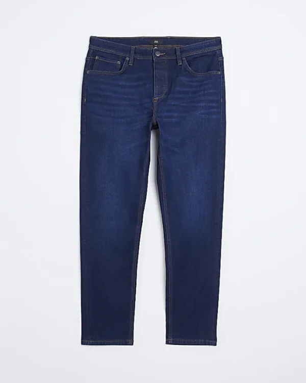 Dark blue slim fit jeans